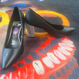 Zebra Print Calvin Klein Heel